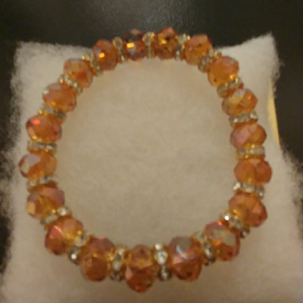🔥CLEARANCE! Sunset Metallic Crystal Bracelet - Picture 3 of 8